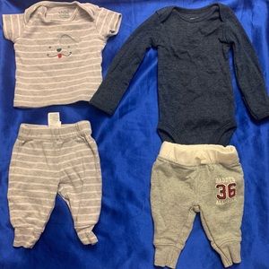 2 newborn outfits